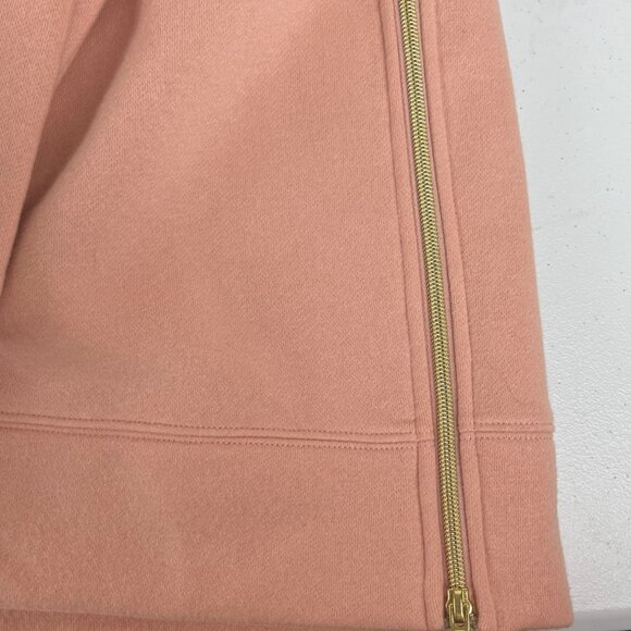 Joy Lab Womens Sweatshirt Nude Pink High Neck Fleece Lining Size XL New - Picture 6 of 10